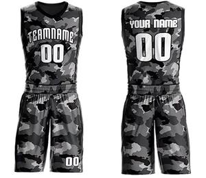 Vente en gros 100% polyester Ensemble d'uniformes de basket-ball pour hommes Design personnalisé Maillot réversible à séchage rapide - Product Image 1