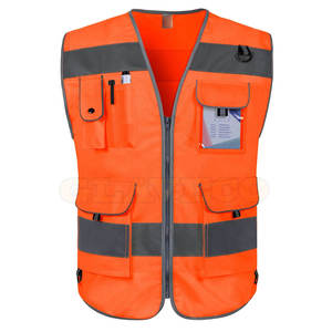 Gilet de sécurité sans manches au design unique Gilet de sécurité de couleur unie en gros Gilet de sécurité léger - Product Image 1