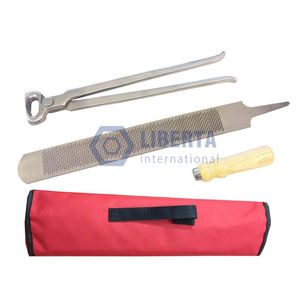 ชุดเครื่องมือสำหรับขนม้า2ชิ้นแบบมืออาชีพใช้ซ้ำได้ก้ามและคราดปรับแต่งได้เครื่องมือสัตวแพทย์ - Product Image 4
