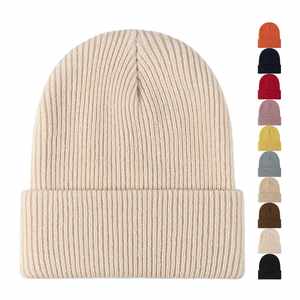 Chapeau beanie en tricot chaud, doux, thermique, confortable, extensible, indispensable pour l'hiver, pour l'extérieur, confortable, pour le froid, pour tous les jours - Product Image 6