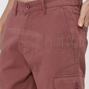 Pantalon cargo uni léger pour homme, vêtements de course, pantalon cargo pour homme, pantalon cargo durable pour homme - Product Image 5