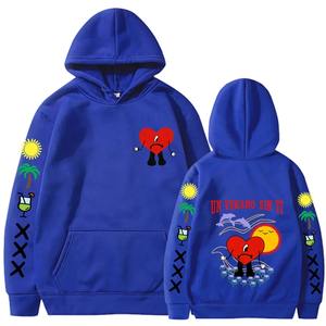 Pull à capuche en molleton de coton imprimé pour hommes et femmes, vente en gros - Product Image 5