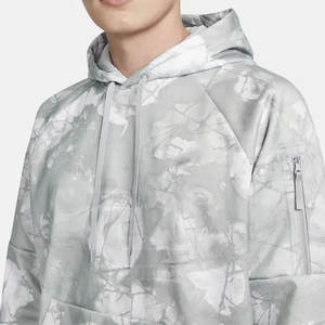 Conjunto de Sudadera con capucha y pantalones cortos de invierno para hombre personalizado directo de fábrica 100% algodón patrón sólido transpirable de talla grande Etiqueta Privada - Product Image 6