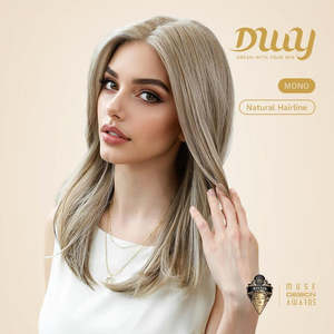 (Solo para EE. UU.) Peluca frontal de encaje sin pegamento Regina-DWY 14 rubia sucia con encaje transparente - Product Image 2