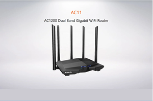 Tenda <span class=keywords><strong>AC11</strong></span> <span class=keywords><strong>AC1200</strong></span> routeur WIFI routeur sans fil Gigabit 2.4G 5GHz double bande MU MIMO 5 antennes amplificateur de Signal de formation de faisceau - Product Image 2
