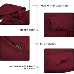 เสื้อฮู้ดแฟชั่นสำหรับผู้ชายเสื้อฮู้ดผ้าคอตตอนผ้าเกล็ดปลาขนาดใหญ่พิมพ์ลาย Dtg - Product Image 6