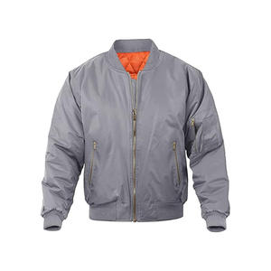 Chaqueta de los hombres Casual impermeable ligero cortavientos chaqueta de Bombardero - Product Image 4