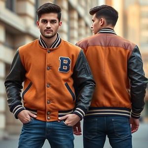 แจ็กเก็ตทีมตัวแทนสำหรับผู้หญิงโลโก้ออกแบบได้ตามต้องการมีขนาดใหญ่สั่งเป็นจำนวนมากแขนหนังขนสัตว์380 GSM ส่งตรงจากโรงงานปากีสถาน - Product Image 5