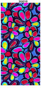 ผ้าโพลีเอสเตอร์พิมพ์ลายขี้ผึ้งแอฟริกันมี100% กว้าง58นิ้วสำหรับเสื้อผ้าผ้าจีบ - Product Image 4