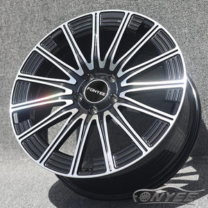 ล้อแม็<span class=keywords><strong>ก</strong></span>ซ์อะลูมิเนียมอัลลอยด์ Fonyee คุณภาพ<span class=keywords><strong>ดี</strong></span> <span class=keywords><strong>ขาย</strong></span><span class=keywords><strong>ดี</strong></span> 5 รู <span class=keywords><strong>18</strong></span> นิ้ว 5x112 มม. สีดำ ลายหลายก้าน สำหรับรถยนต์นั่งส่วนบุคคล - Product Image 3
