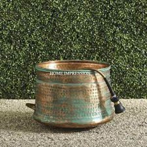 Recién llegado, macetas de manguera de cobre, maceta elegante para jardín doméstico, respetuosa con el medio ambiente, recubierta de polvo, estilo clásico, precio barato - Product Image 2