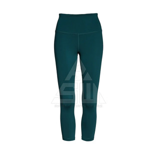 Legging femme personnalisé, dernière conception, longueur intégrale, en Spandex/Polyester, taille élastique, couleur unie, léger, haute qualité, effet ventre plat - Product Image 1