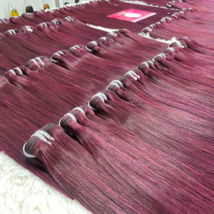 Nouveauté Cheveux Vietnamiens Bruts Vente en Gros Double Qualité Vierge Double Os Dessiné Cheveux Raides Paquets de Cheveux Bruts Vietnamiens - Product Image 2