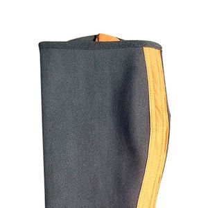 Nylon Half <b>Chaps</b> With Orange Trim For Horse <b>Riding</b> Protection And Comfort Premium Leather Half <b>Chaps</b> Designed for Horse Rider - Product Image 4