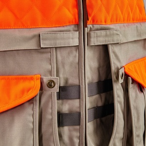 Gilet de chasse d'hiver à manches longues, doublé polaire, avec logo personnalisé, camouflage, coupe-vent, imperméable, chaud, fermeture éclair, pour activités de plein air - Product Image 4