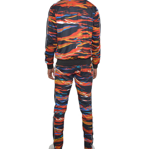 Nouveau survêtement pour hommes de sport Ensemble de survêtement à manches longues Slim Fit Jogger Costume pour hommes Stripe Survêtement pour hommes - Product Image 3