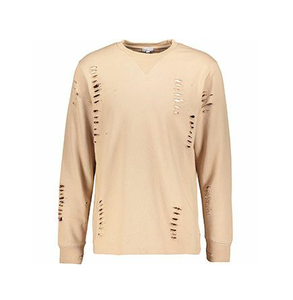 Sudaderas Gruesas de Algodón 100% Transpirable, Fabricante Personalizado, Venta al por Mayor de Ropa Urbana, Estilo Desgastado para Hombre, Oferta 2024 - Product Image 3