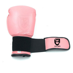 Customizable Durable Leather Boxing <b>Gloves</b> with <b>Lace</b> Wrist Solid Color and Personalized Logo for Martial Arts - Product Image 4