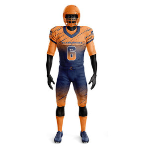 Maillot de football américain pour hommes et femmes, tenue d'équipe, dernier design, manches courtes, personnalisable, respirant - Product Image 2