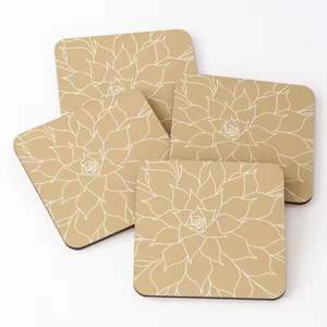 Posavasos hecho a mano con incrustaciones de nácar con soporte Posavasos de hueso cuadrado Esteras y almohadillas elegantes - Product Image 3