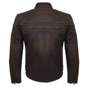 Chaqueta de Motociclista de Cuero para Hombre, Superventas 2026, Protección Reforzada, Fabricante Mayorista, Todas las Temporadas - Product Image 4
