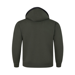 Nouveauté 2026 – Sweat à capuche oversize personnalisé avec fermeture éclair, en satin, style boxy, avec perles cousues – Fabricants de sweats à capuche zippés en gros - Product Image 4