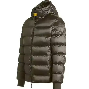 Chaqueta Acolchada de Diseño con Dos Bolsillos, Precio de Fábrica al por Mayor OEM, Ropa de Calle de Invierno, Diseño Liso, Chaquetas Acolchadas para Hombre de Talla Grande - Product Image 3