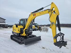 Mini-excavatrice Wacker Neuson 5 tonnes ET65 pas chère, machine de 5,5 tonnes, moteur diesel haute performance, vente directe d'usine, mini-pelle arrière - Product Image 2