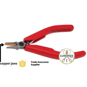 Luminex Impex High Quality Copper Jaw Flat Nose Pliers Stainless Steel <b>Lined</b> Jaws Forming <b>Holding</b> Bending Customizable Jewelry - Product Image 6