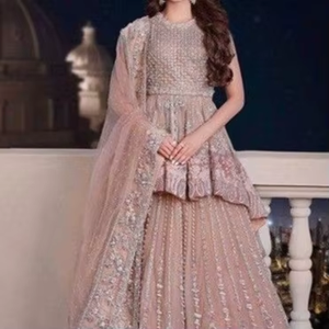 Koti-cuentas de cristal decorativas con Lehenga, nuevas, elegantes, para el trabajo de boda, 2021 - Product Image 4