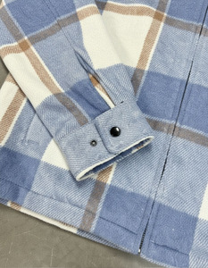 Men <b>White</b> <b>Black</b> 100% Cotton Flannel Plaid <b>Shirt</b> Casual <b>Check</b> Long Sleeve Button Top Custom Logo Classic Streetwear Autumn - Product Image 4