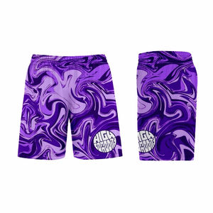 Shorts de Malla Casuales Unisex al por Mayor, Personalizables, hasta la Talla 6XL, Varios Colores con Patrón Liso, Cintura Media, Sublimación - Product Image 2