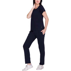 2025ใหม่ชุดวอร์ม2ชิ้นสำหรับผู้หญิงเสื้อยืดผ้าฝ้าย/โพลีเอสเตอร์ระบายอากาศได้ดีเป็นมิตรกับสิ่งแวดล้อม - Product Image 4