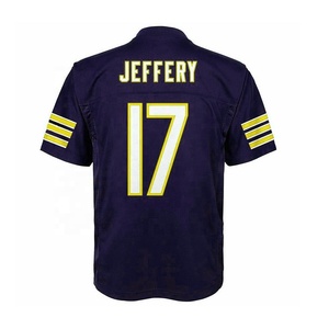 Votre propre numéro d'équipe Maillot de football américain personnalisé Vente en gros Polyester Maillots de football américain Hommes - Product Image 4