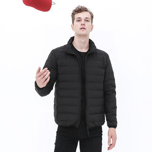 Autumn Winter Men's Puffer Jacket High Quality White <b>Duck</b> Down with Stand Collar Coated Cotton-Padded Best Quality Padded Jacket - Product Image 5