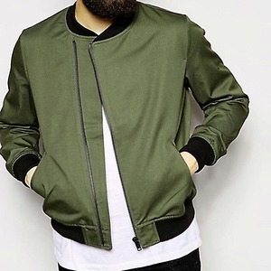 Nouveau gros 2024 personnalisé hommes femmes Applique broderie veste d'hiver manches en cuir Letterman Varsity vestes bj-17 - Product Image 1