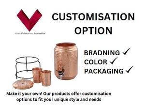 ถังน้ำทองแดงคุณภาพสูง18ลิตรพร้อมขาตั้งใช้ซ้ำได้ปราศจาก BPA เป็นมิตรกับสิ่งแวดล้อมป้องกันการรั่ว - Product Image 3