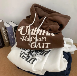 Conjunto de sudaderas con capucha personalizadas clásicas de alta calidad 350 GSM Sudadera con capucha Chándales de gran tamaño Pullover 100% Conjunto de sudaderas con capucha de algodón Unisex - Product Image 4