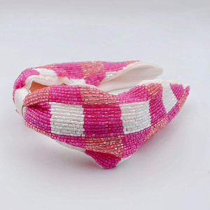 Diadema de Cuentas de Colores de Moda, Hecha a Mano, Diadema de Bordado con Cuentas de Primera Calidad - Product Image 1