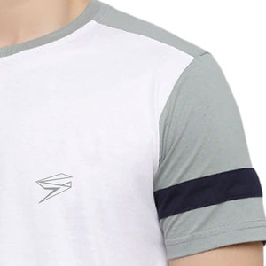 T-shirt à manches courtes et coupe ajustée de haute qualité pour hommes, personnalisé à partir de la dernière arrivée, matériau en fibre de coton/bambou - Product Image 4