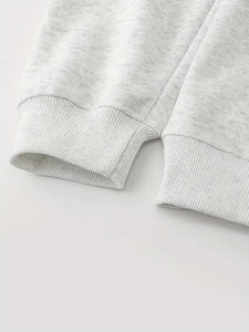 Sudadera con capucha de lana con logotipo personalizado al por mayor para mujer, pijamas de invierno pesados, sudaderas con capucha gruesas lisas - Product Image 2