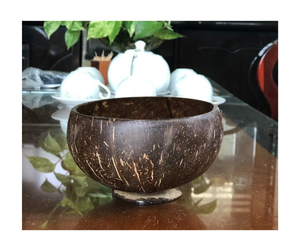 ชามกะลามะพร้าวแกะสลักเป็นมิตรกับสิ่งแวดล้อมชามไม้ไผ่ทำด้วยมือ - Product Image 2