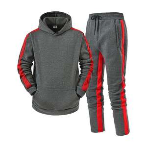 Survêtements de fitness à sublimation streetwear ensemble de jogging ensemble pantalon de survêtement et sweat à capuche en molleton de coton logo personnalisé survêtement vierge pour hommes - Product Image 1