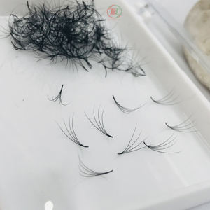 Abanicos de pestañas prefabricados de alta calidad de Vietnam y extensiones de pestañas individuales embalaje Premium suelto al por mayor del proveedor - Product Image 2