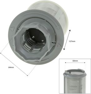 Bán buôn 427903-170740 grey PP lưới lọc Set OEM máy rửa chén <span class=keywords><strong>micro</strong></span>-lọc cho B-OSCH Series bền sau bán hàng thay thế - Product Image 2