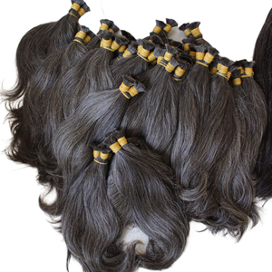 ผมแท้คุณภาพสูงแบบเป็นมัด  ต่อผมแบบเส้นเดียว  ปลายผมแบบ Super Double Drawn  ชนิดเทป Remy ธรรมชาติ - Product Image 1