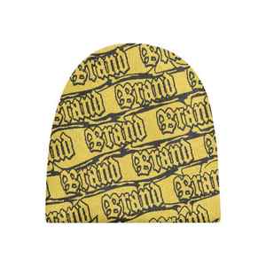 Gran oferta de alta calidad, gorro acanalado de algodón 100% Unisex, gorro de punto de invierno cálido personalizable con bordado 3D para viajes - Product Image 3