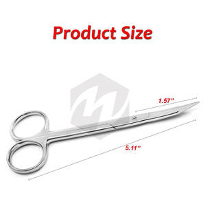 Goldman Fox Tijeras Curvas 5,11 Pulgadas Alta Calidad Acero Inoxidable Instrumentos Médicos Quirúrgicos Mejor Calidad Mayoristas - Product Image 3