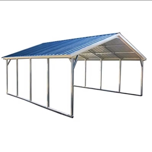 Auvent de voiture 10 'x 15' x 7 '<span class=keywords><strong>avec</strong></span> <span class=keywords><strong>abri</strong></span> de garage à <span class=keywords><strong>toit</strong></span> horizontal <span class=keywords><strong>en</strong></span> <span class=keywords><strong>acier</strong></span> <span class=keywords><strong>galvanisé</strong></span> pour voitures et bateaux - Product Image 2