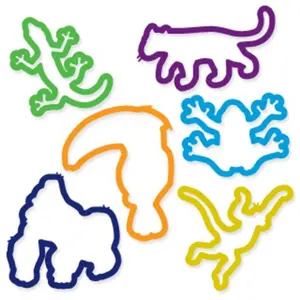 Silly Bandz mit einer Vielzahl von Formen und Designs nach Kunden anforderungen